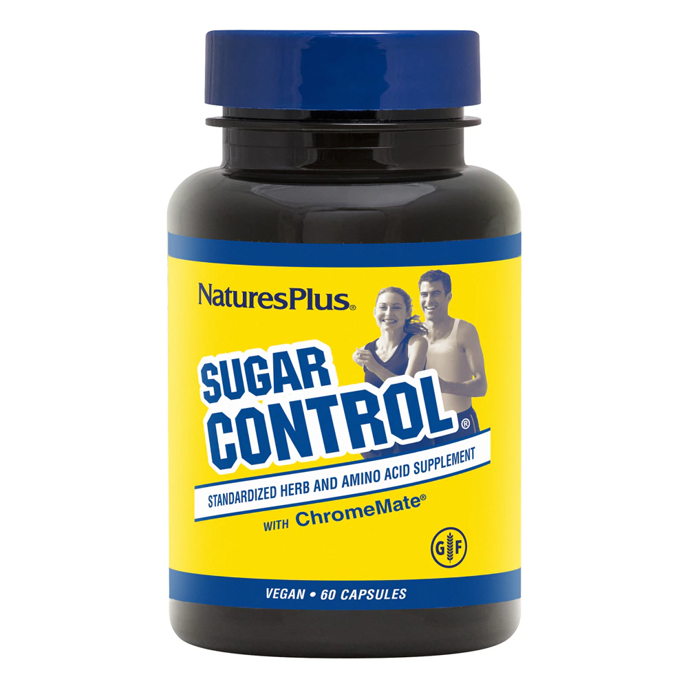 NaturesPlus Sugar Control -- 60 Vegan Capsules
