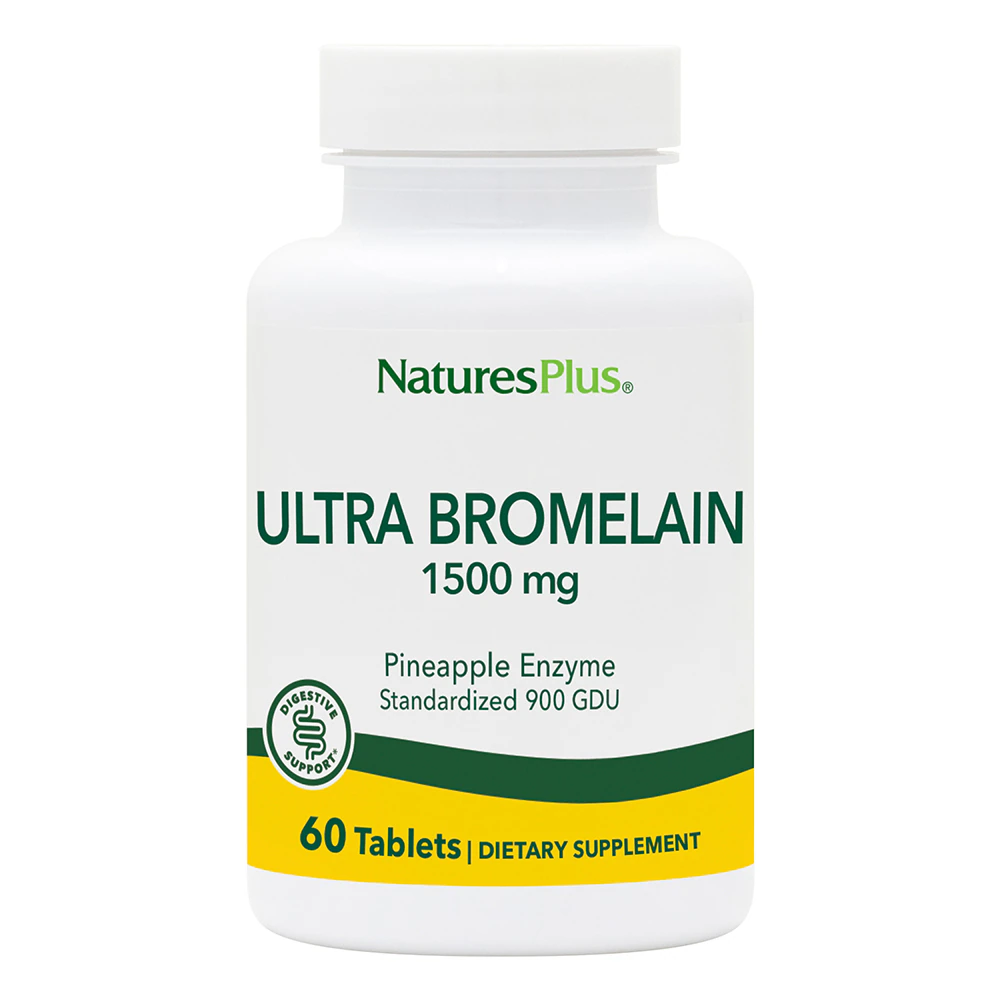 NaturesPlus Ultra Bromelain -- 1500 mg - 60 Tablets