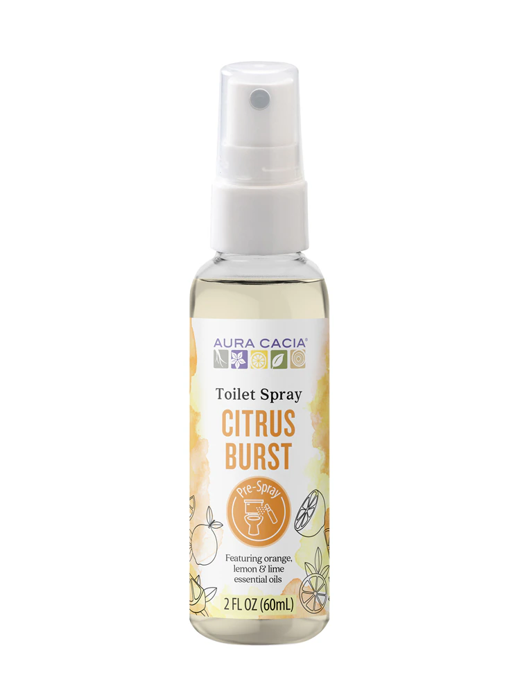 Aura Cacia Toilet Spray Citrus Burst -- 2 fl oz