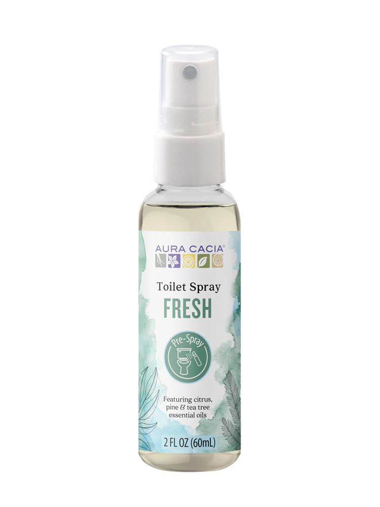 Aura Cacia Toilet Spray Citrus Fresh Scent -- 2 fl oz