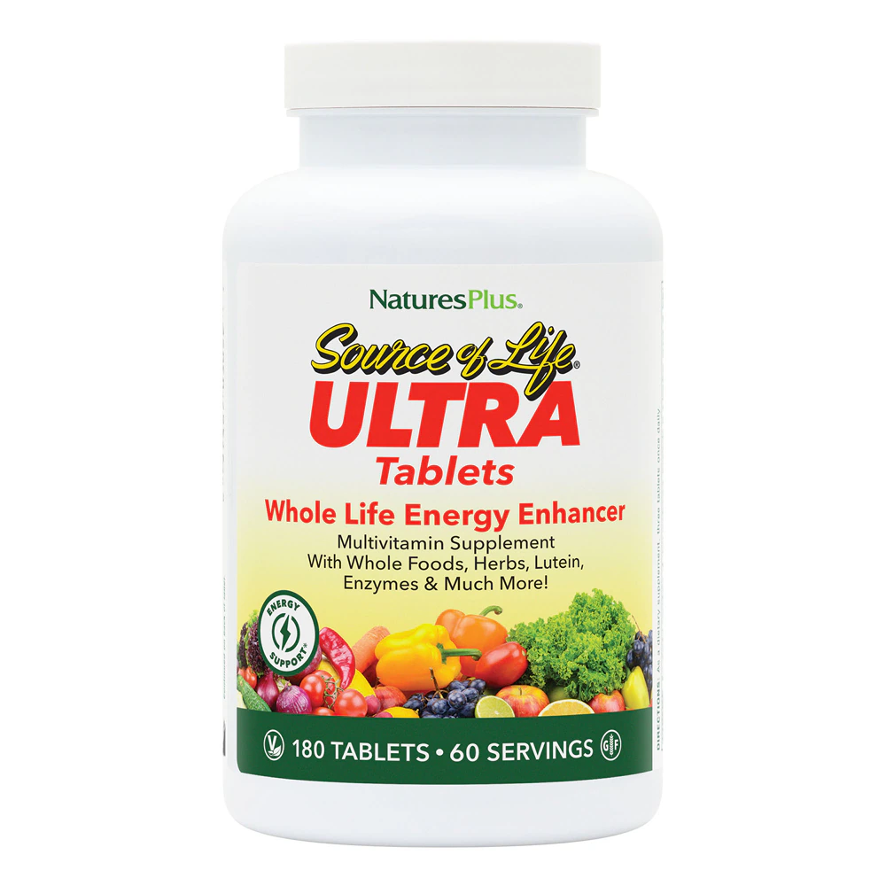 NaturesPlus Ultra Source of Life? Whole Life Energy Enhancer with Lutein -- 180 Tablets