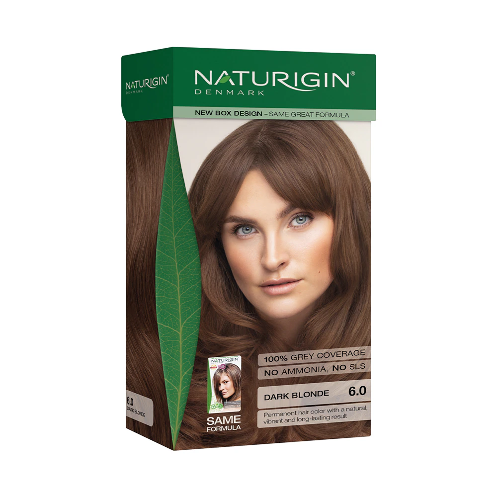 Naturigin Permament Hair Color Dark Golden Copper Blonde 6.0 -- 3.9 fl oz