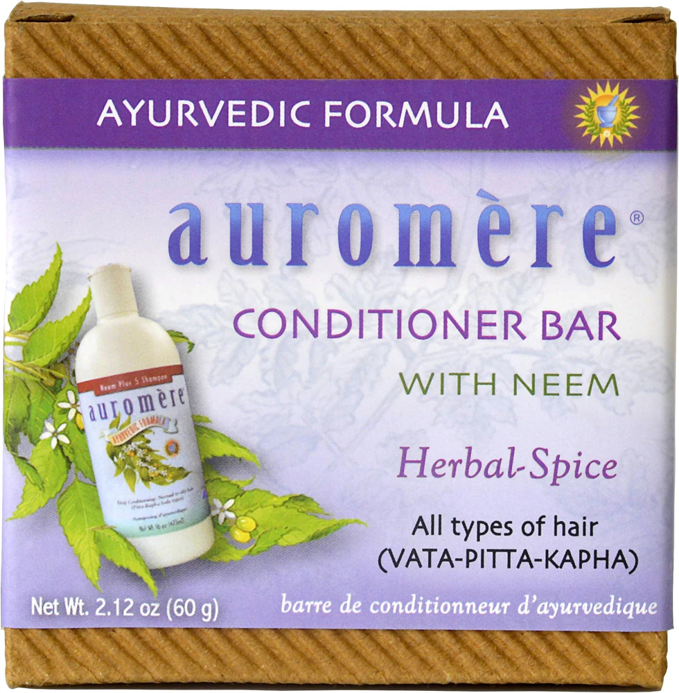Auromere Ayurvedic Conditioner Bar with Neem -- 2.12 oz