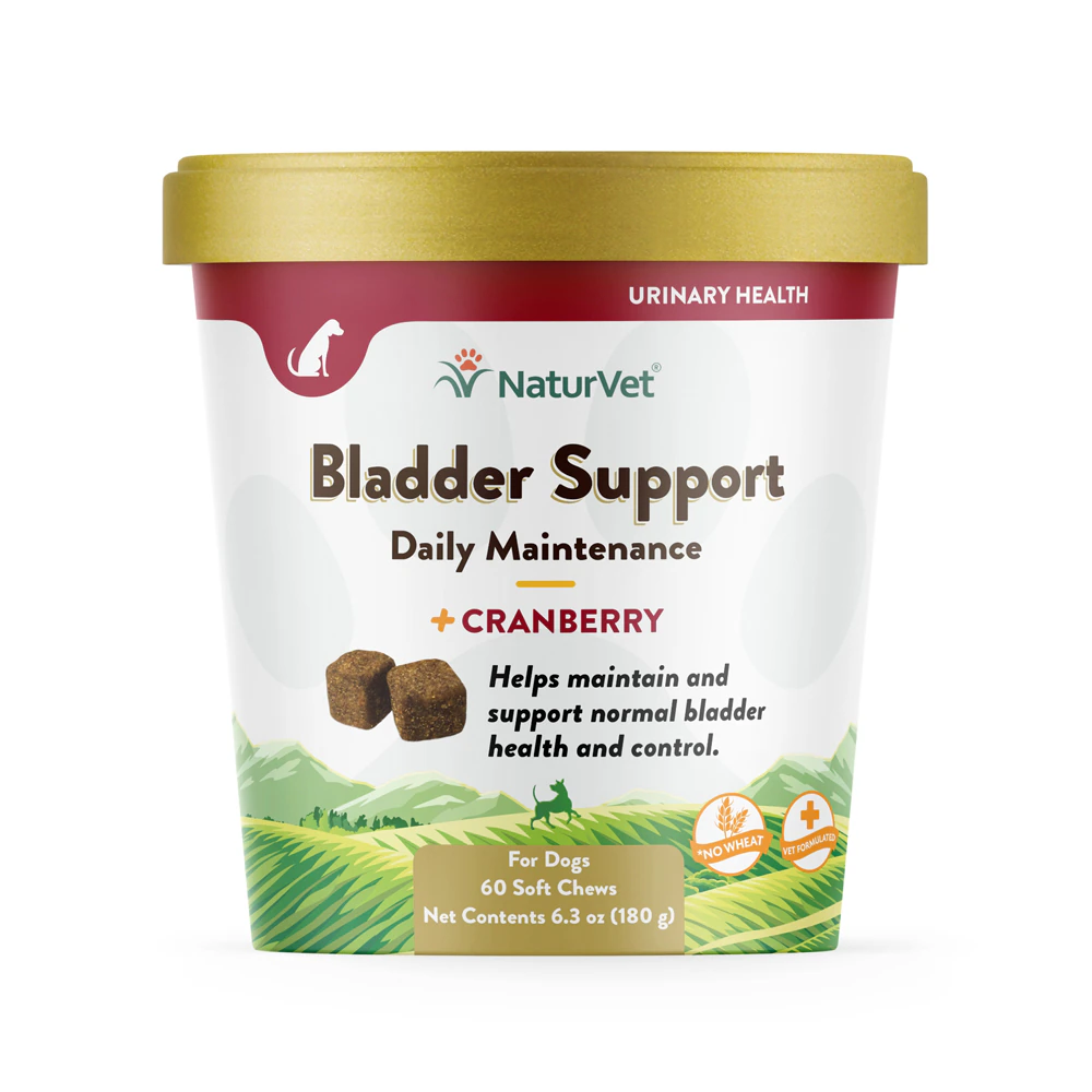 NaturVet Bladder Support Plus Cranberry For Dogs -- 60 Soft Chews