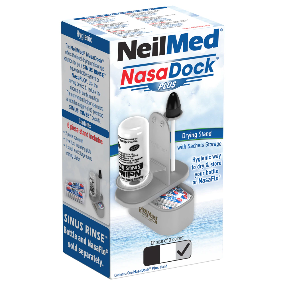 NeilMed NasaDock Plus Gray -- 1 Unit