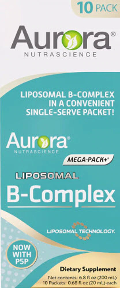 Aurora NutraScience B-Complex - 10 Pack -- 10 Liquid Packets