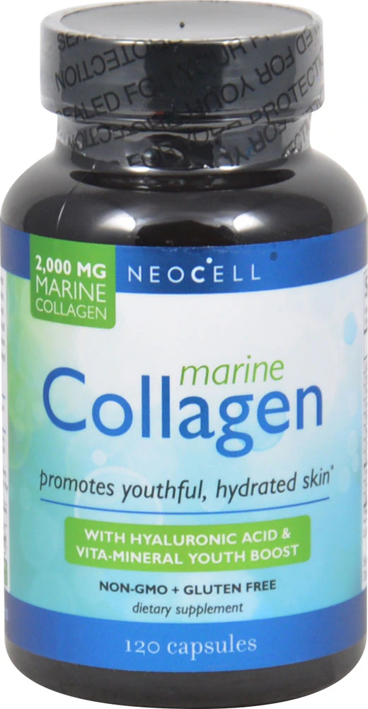 NeoCell Marine Collagen Type 1 & 3 Hyaluronic Acid -- 2 g - 120 Capsules