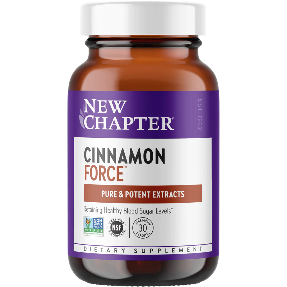 New Chapter Cinnamon Force? -- 30 Vegetarian Capsules