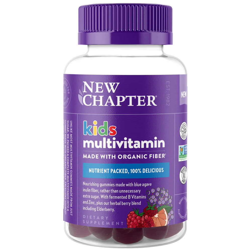 New Chapter Kids Multivitamin Gummies Berry Citrus -- 60 Gummies