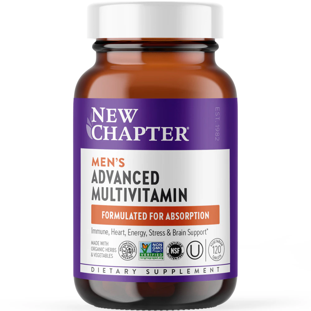 New Chapter Men's Advanced Multi -- 120 Vegetarian Tablets