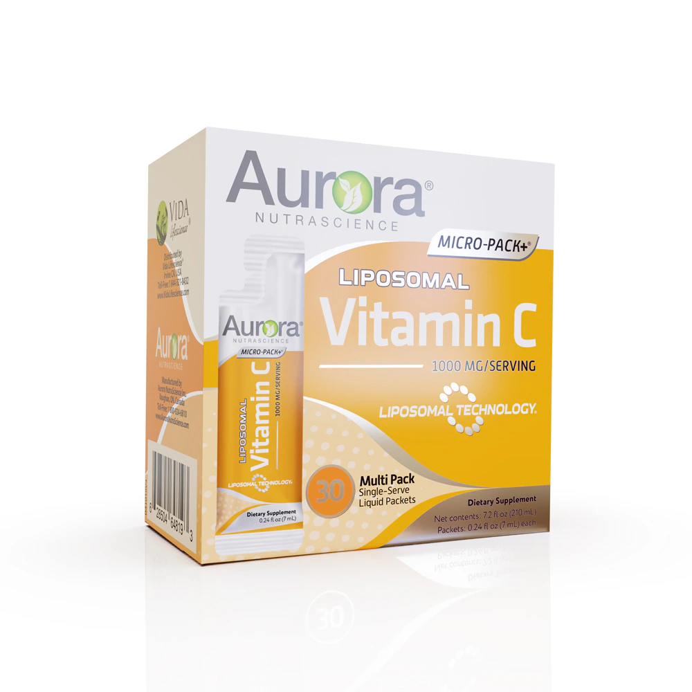 Aurora NutraScience Micro-Liposomal Vitamin C Micro-Pack+ -- 1000 mg - 30 Packets