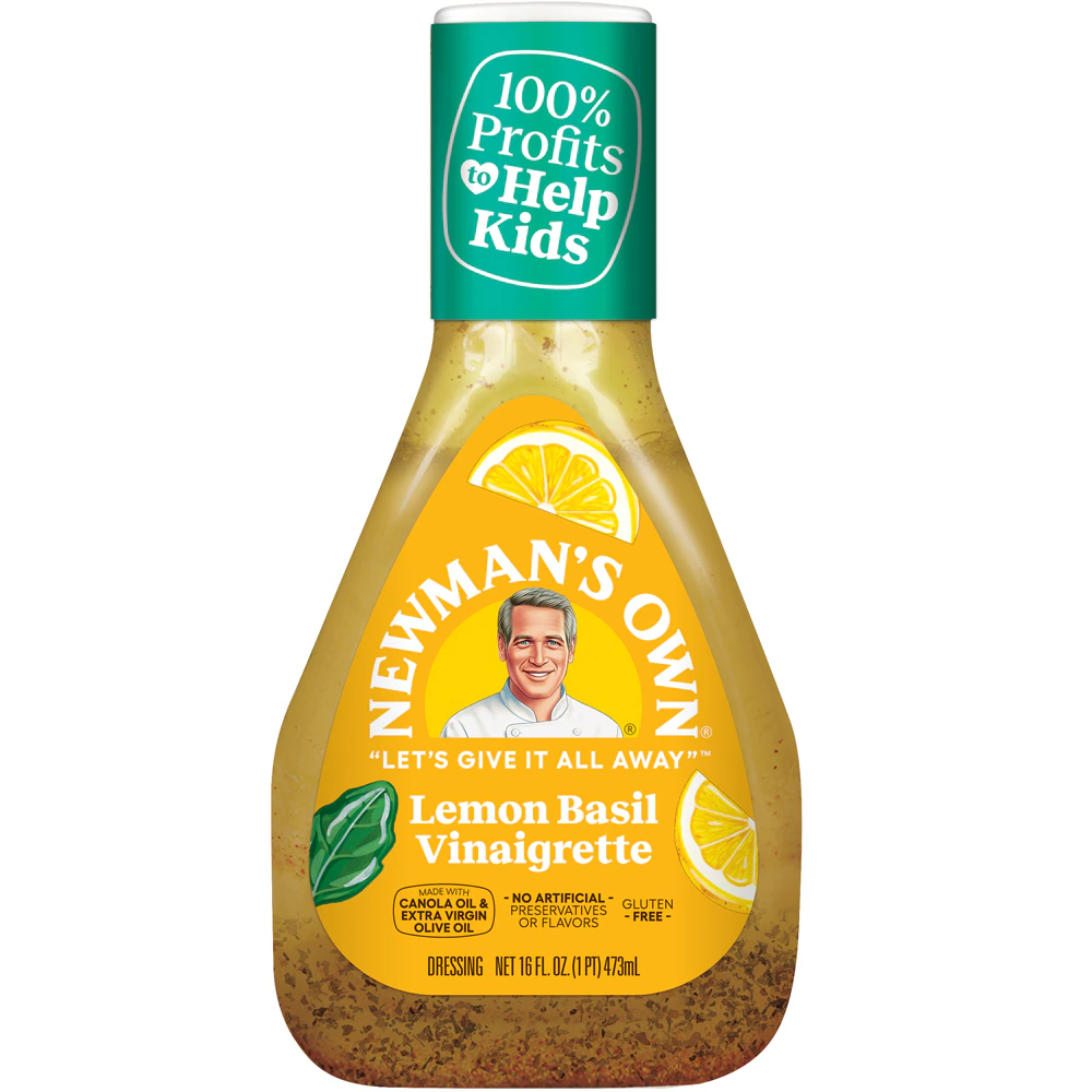 Newman's Own Dressing Lemon Basil Vinaigrette -- 16 fl oz