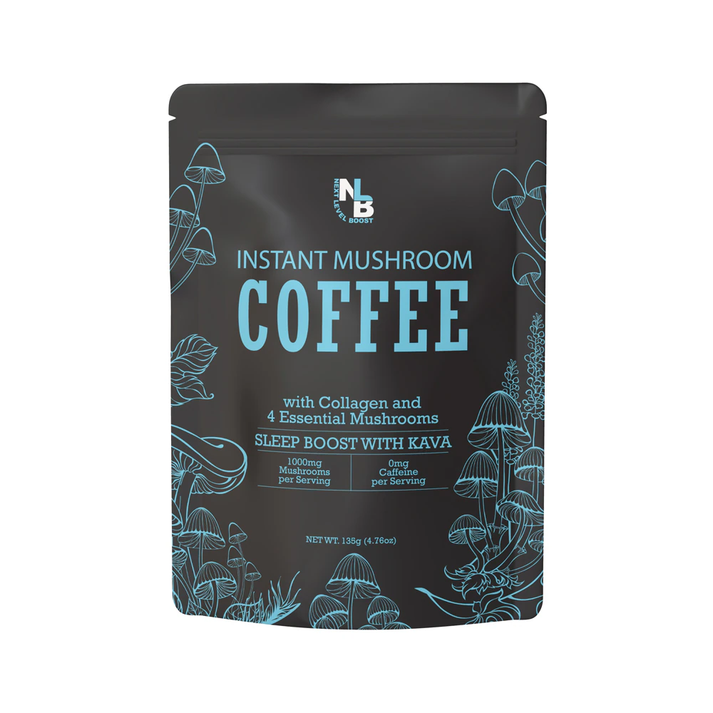 Next Level Boost Sleep Boost with Kava Mushroom Coffee -- 15 Servings - 4.76 oz