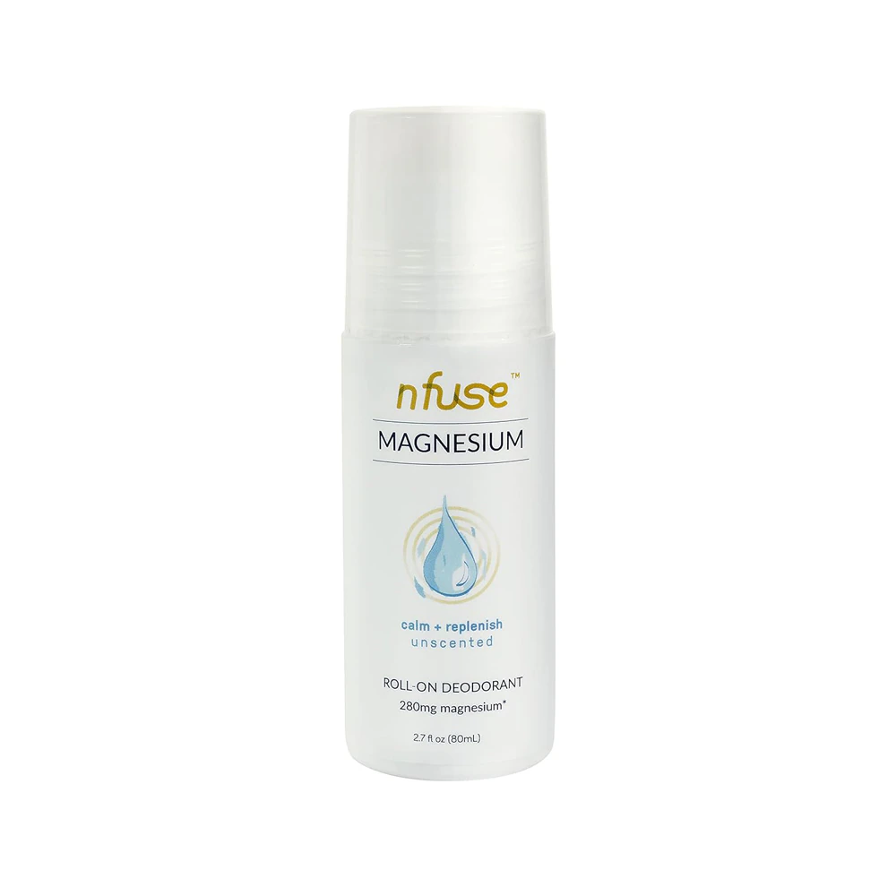 nfuse 280 mg Magnesium Roll-On Deodorant Calm + Replenish Unscented -- 2.7 oz