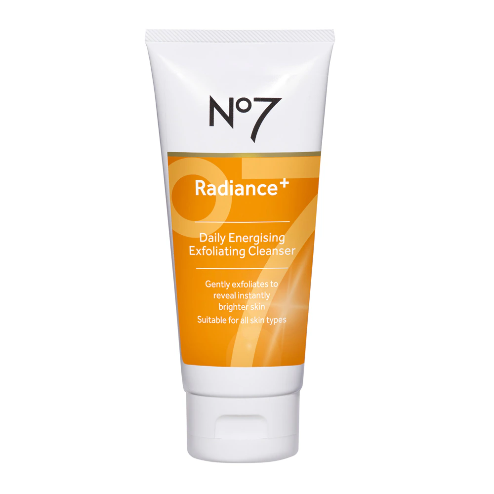 No7 Radiance Plus Daily Energizing Exfoliating Cleanser -- 3.3 fl oz