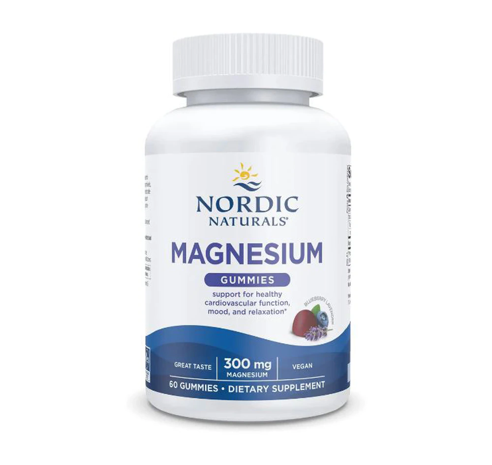 Nordic Naturals Magnesium Gummies Blueberry Lavender -- 300 mg - 60 Gummies