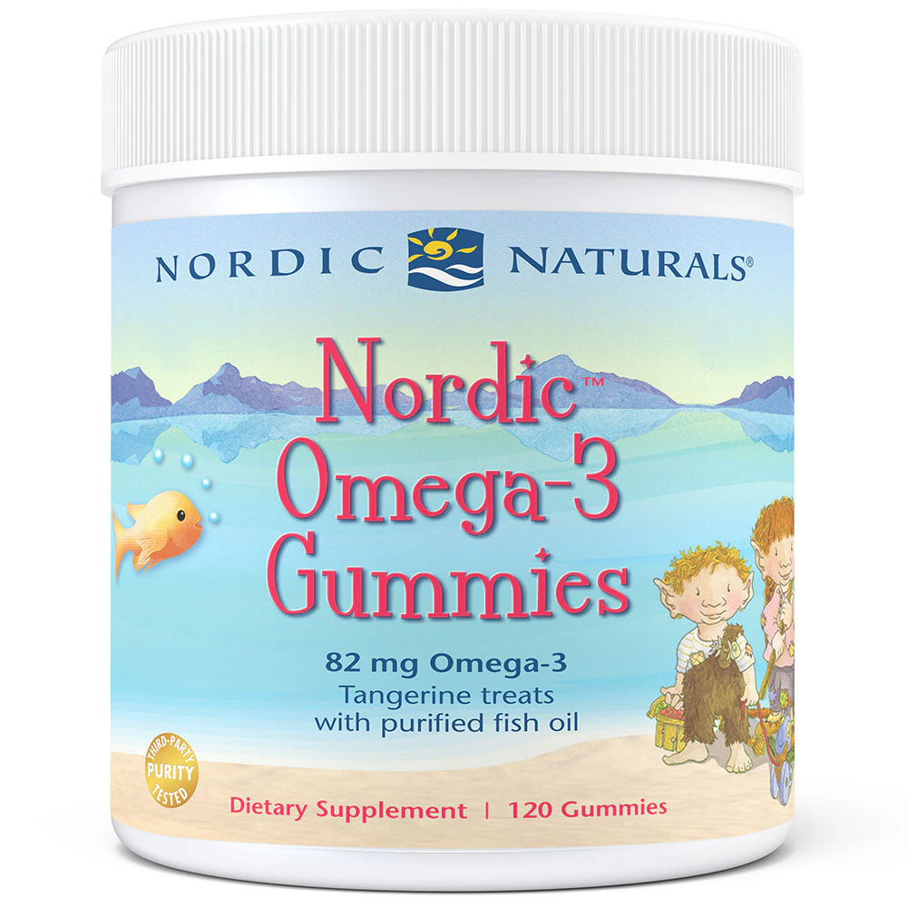 Nordic Naturals Nordic Omega-3 Gummies Tangerine -- 120 Gummies
