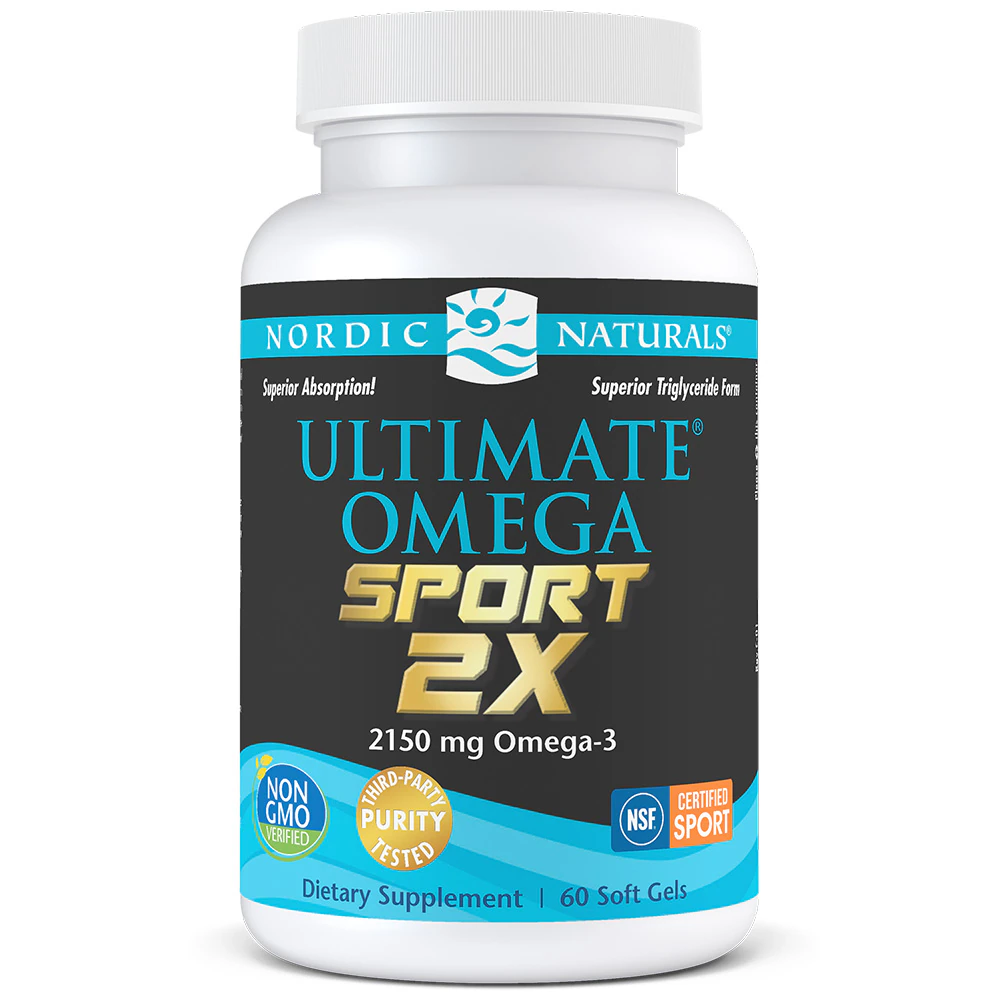 Nordic Naturals Ultimate Omega 2X Sport - NSF Certified for Sport -- 60 Softgel Capsules