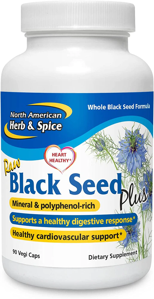 North American Herb & Spice Black Seed Plus -- 90 Veggie Caps