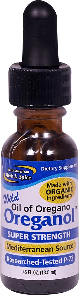 North American Herb & Spice Oreganol? Wild Oil of Oregano Super Strength -- 0.45 fl oz