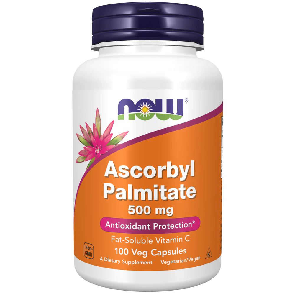 NOW Ascorbyl Palmitate -- 500 mg - 100 Veg Capsules