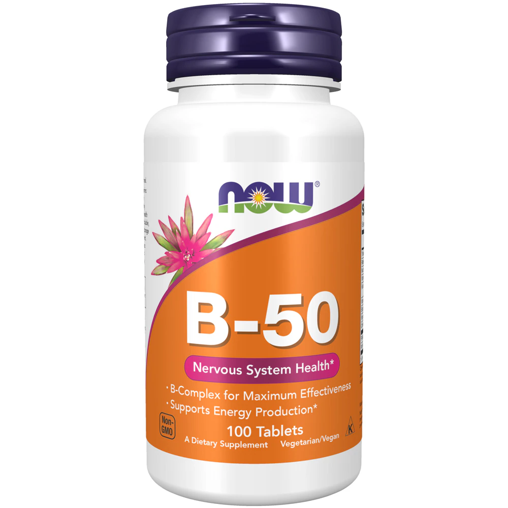 NOW B-50 -- 100 Tablets