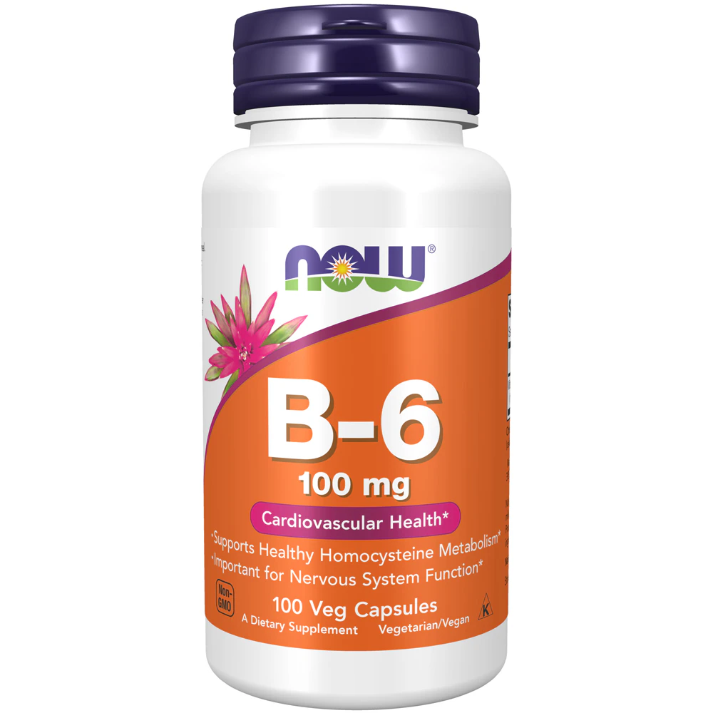 NOW B-6 -- 100 mg - 100 Capsules