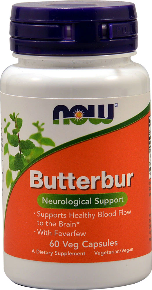 NOW Butterbur -- 60 Veg Capsules