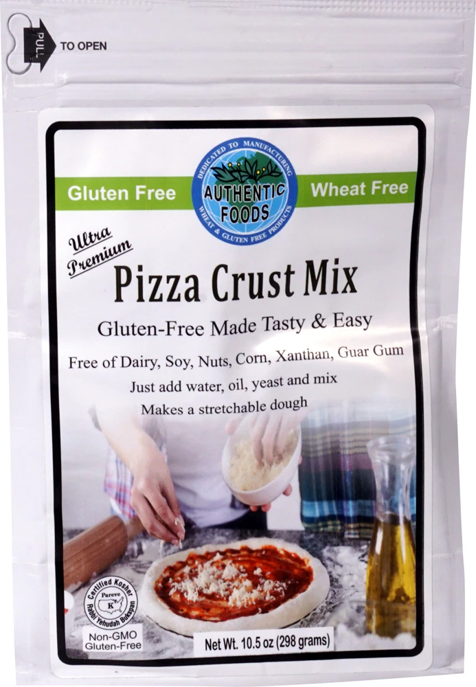 Authentic Foods Pizza Crust Mix -- 10.5 oz