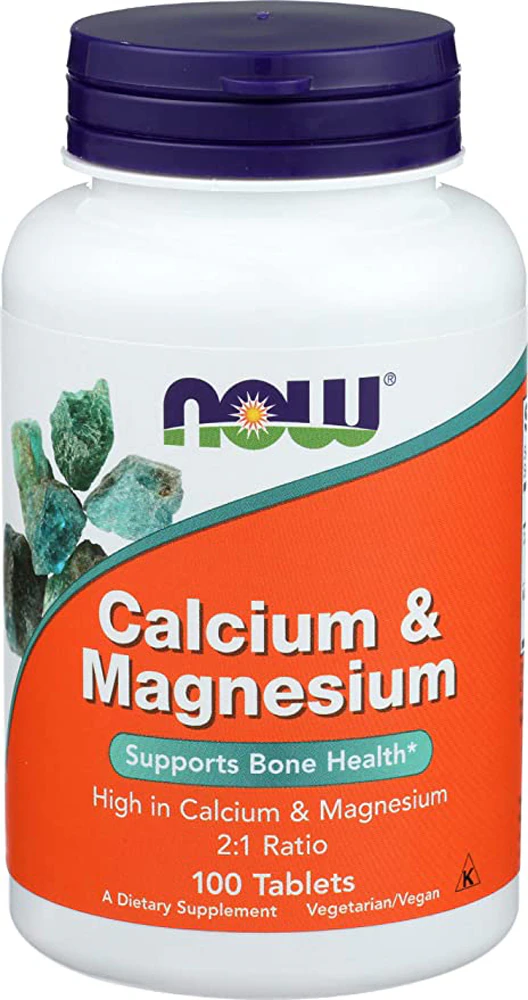 NOW Calcium & Magnesium -- 100 Tablets
