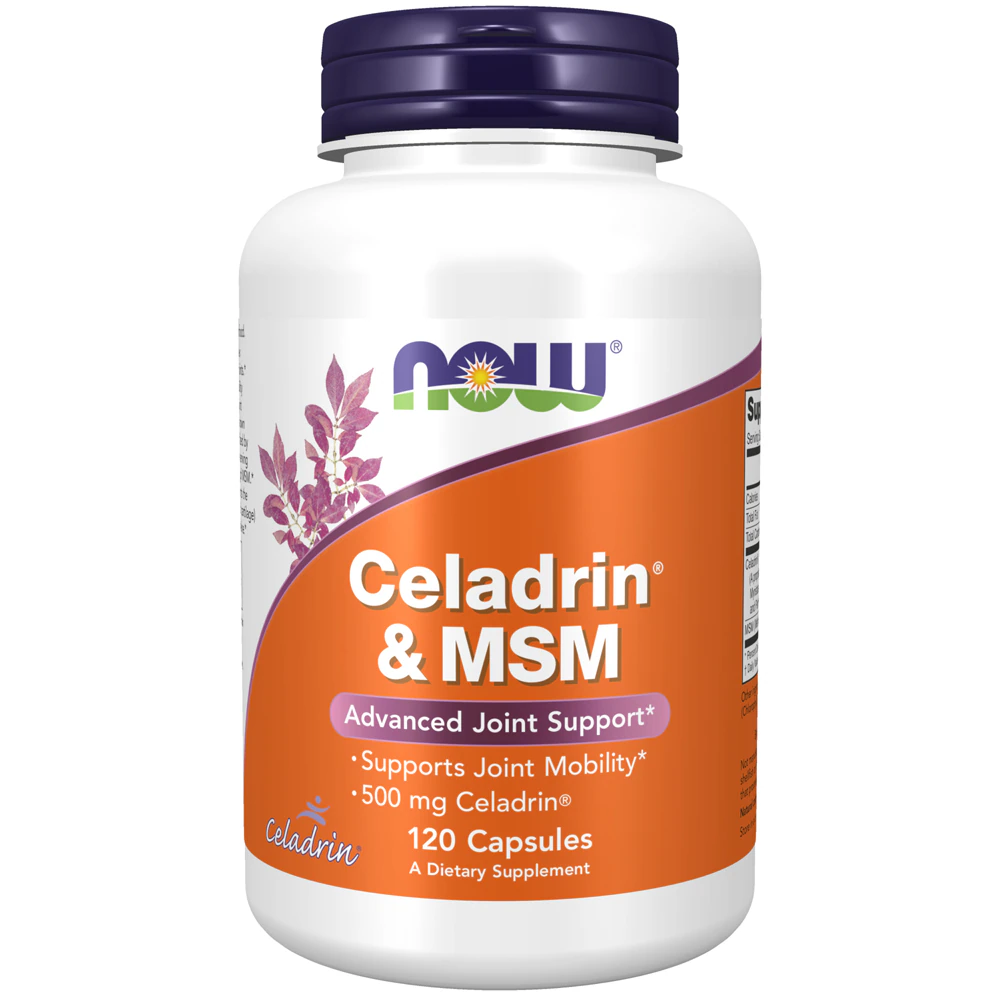 NOW Celadrin & MSM -- 500 mg - 120 Capsules