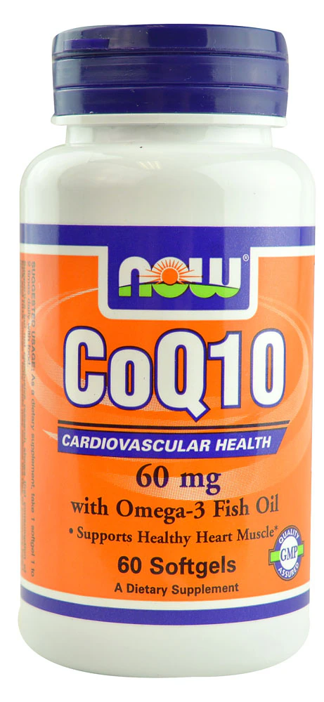 NOW CoQ10 -- 60 mg - 60 Softgels