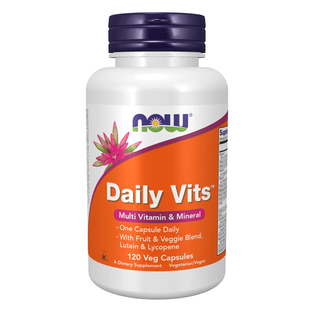 NOW Daily Vits Multi Vitamin & Mineral -- 120 Veg Capsules