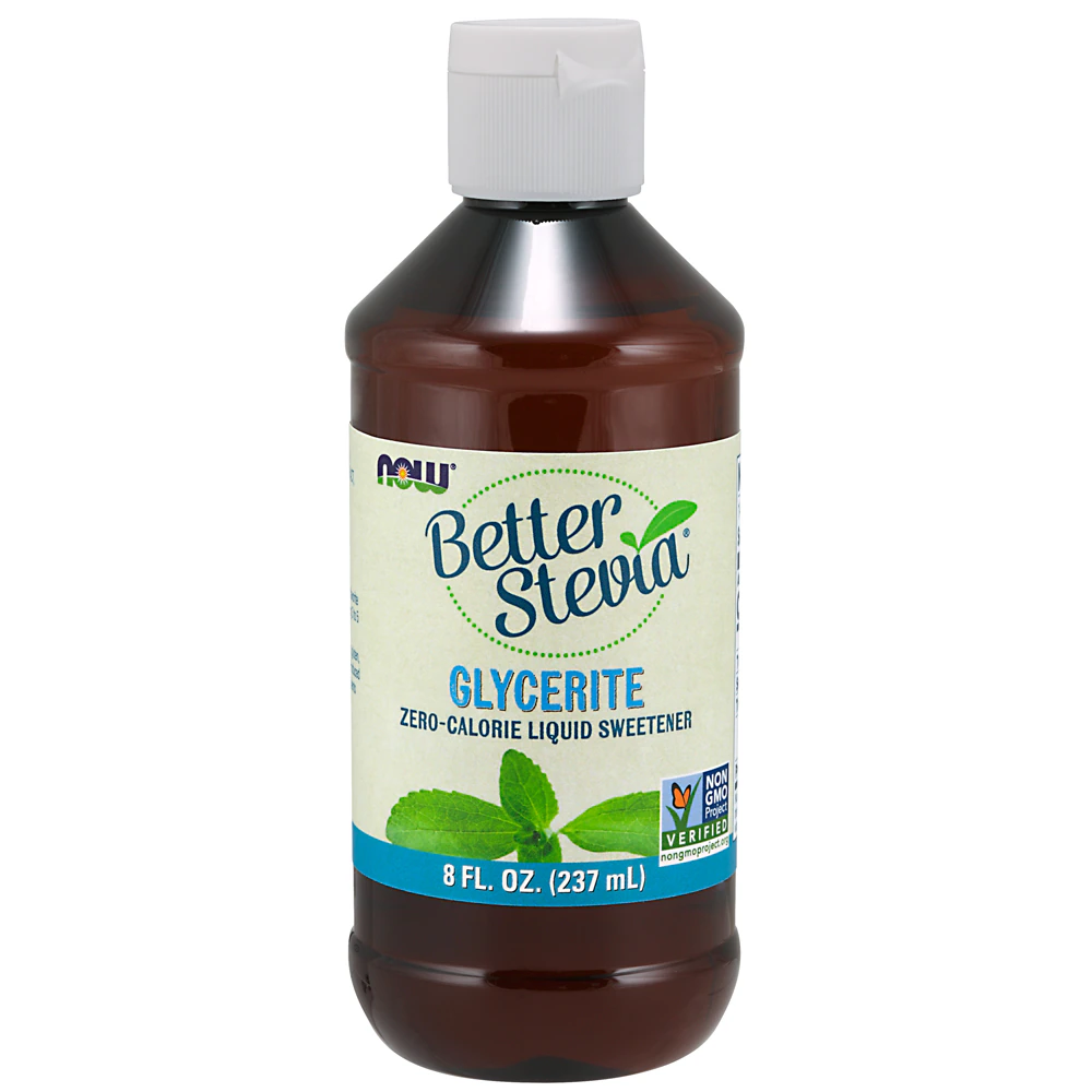 NOW Foods BetterStevia Glycerite Alcohol Free Liquid Extract -- 8 fl oz