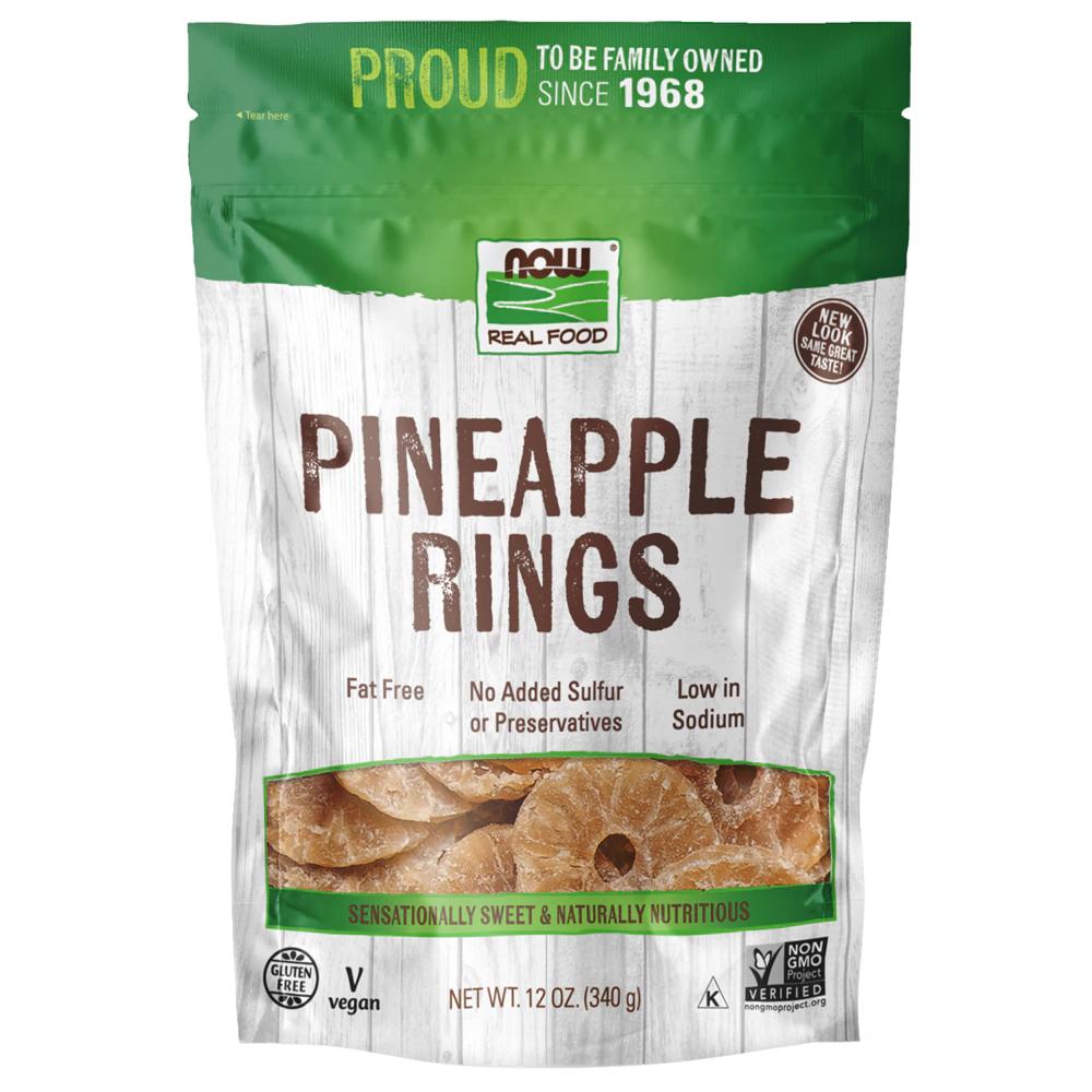 NOW Foods Pineapple Rings -- 12 oz