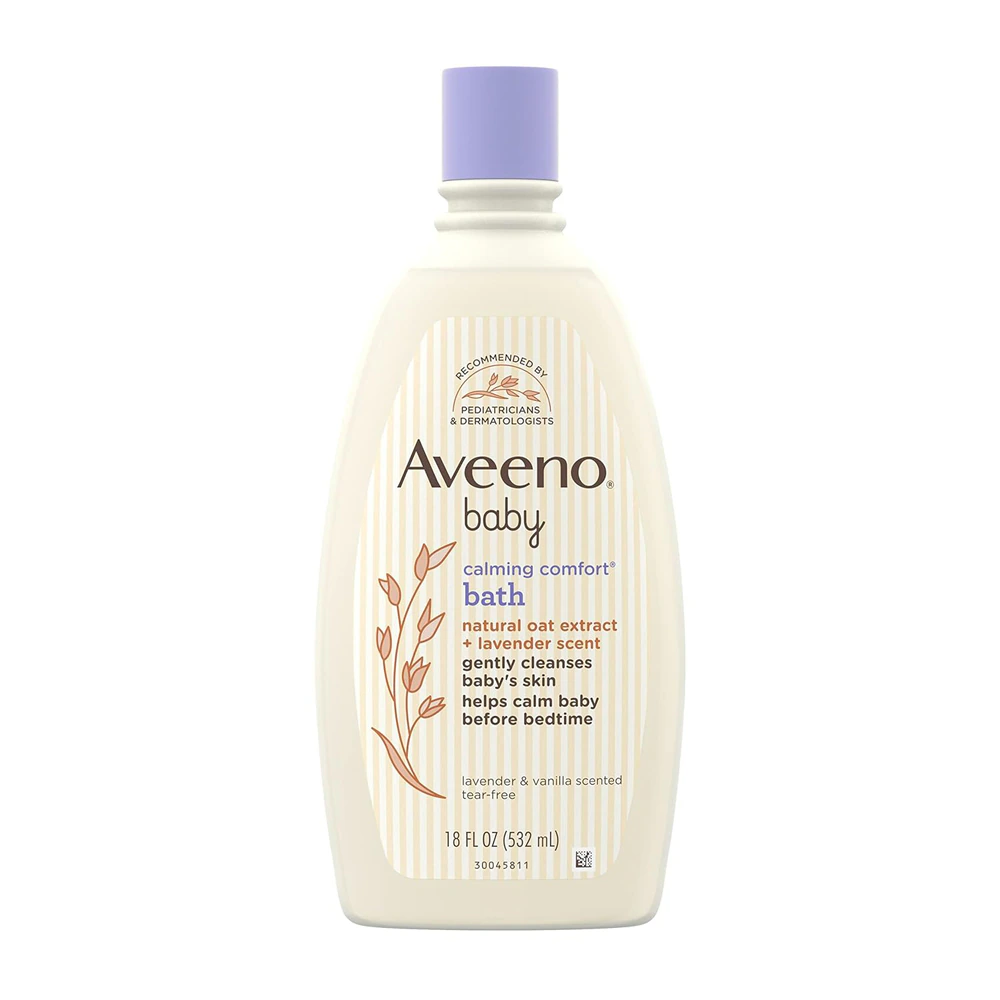 Aveeno Baby Calming Comfort Bath Hair & Body Wash Lavender & Vanilla Scented -- 18 fl oz