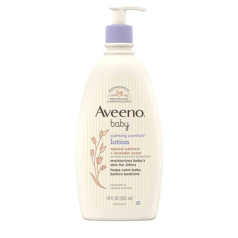 Aveeno Baby Calming Comfort Lotion Lavender & Vanilla Scented -- 18 fl oz