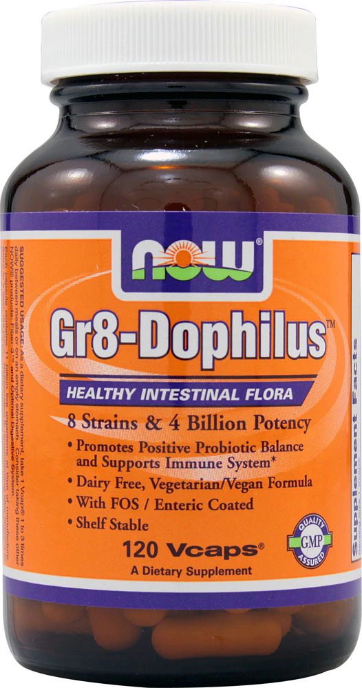 NOW Gr8-Dophilus -- 120 VegCaps