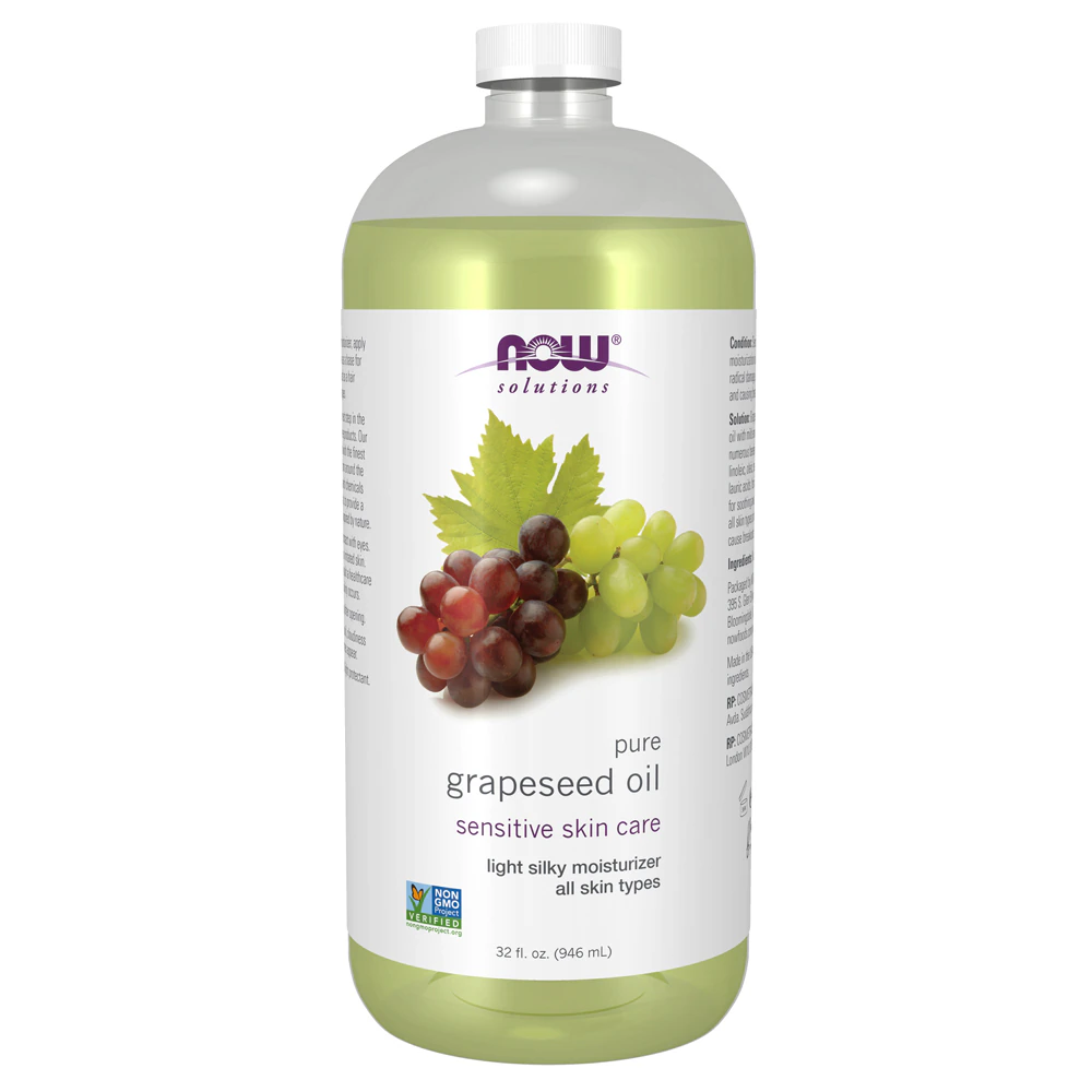 NOW Grapeseed Oil -- 32 fl oz
