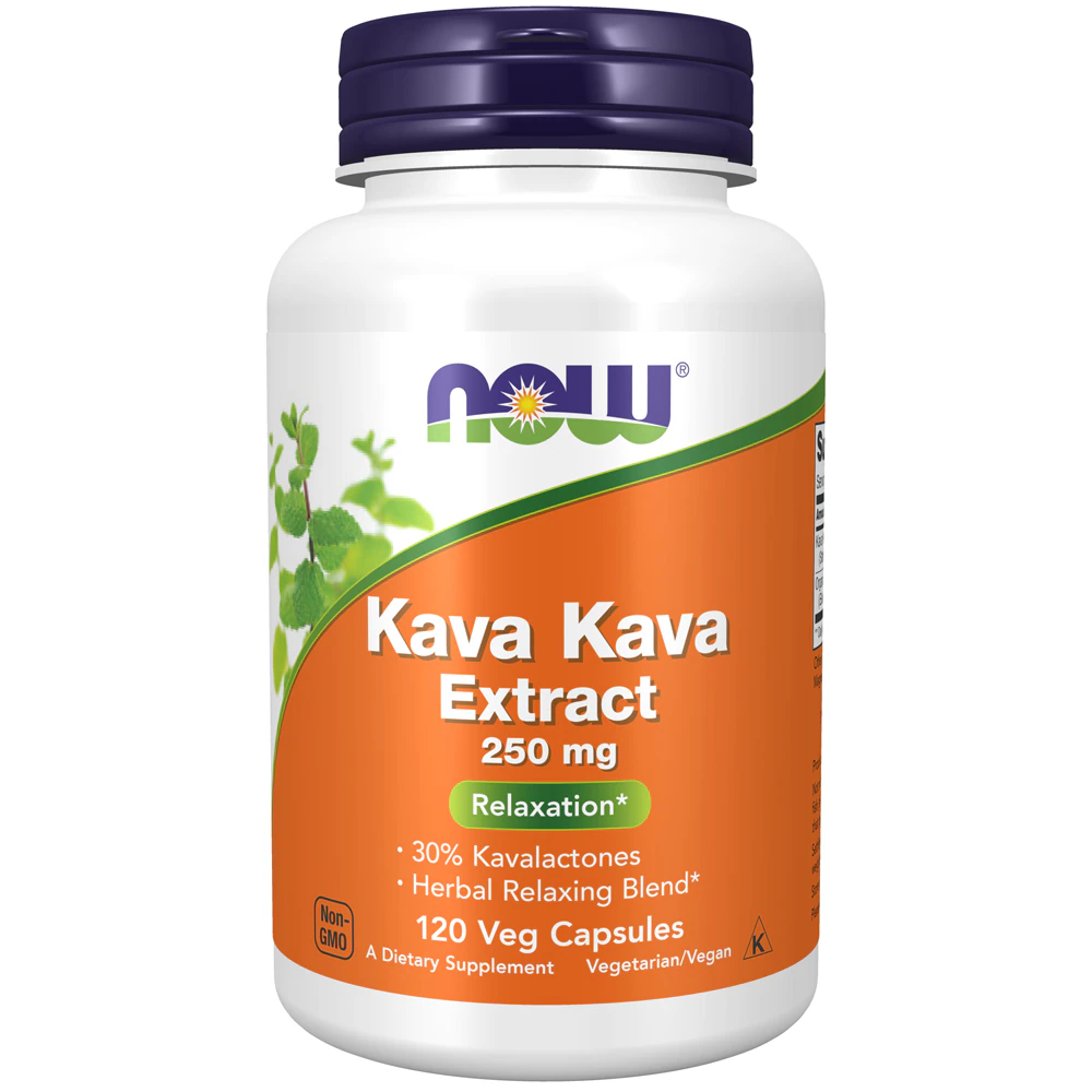 NOW Kava Kava Extract -- 250 mg - 120 Capsules