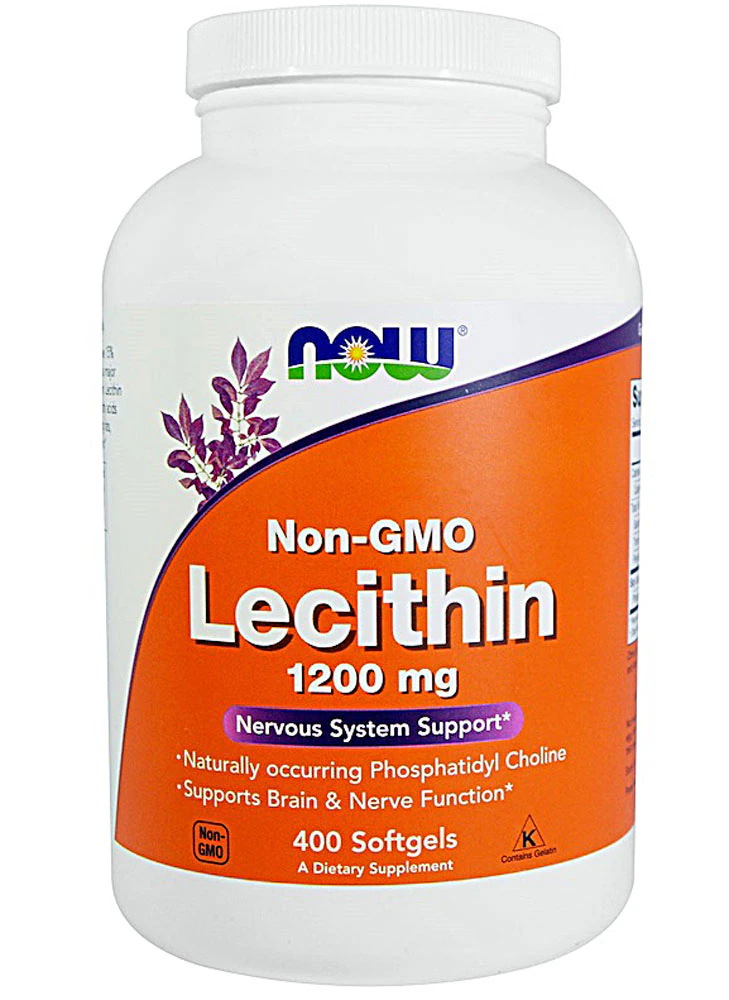 NOW Lecithin -- 1200 mg - 400 Softgels