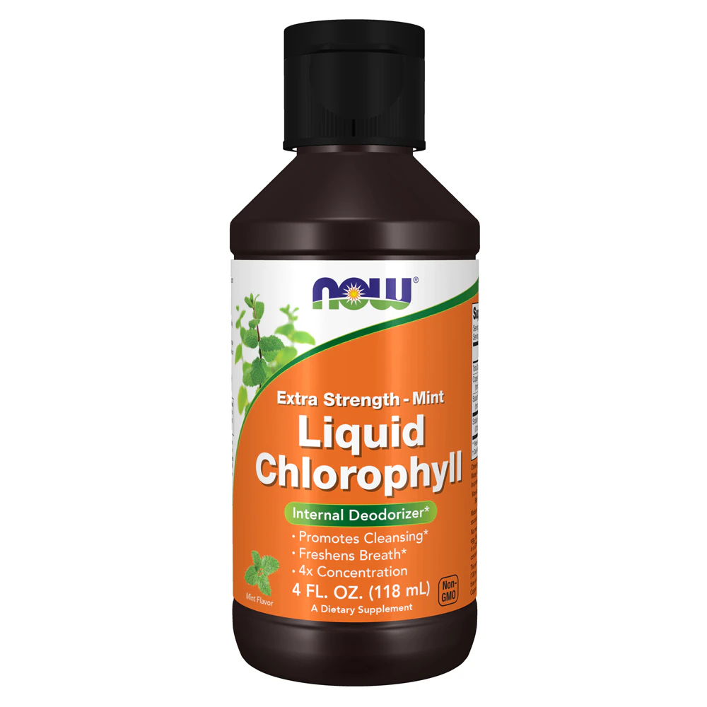 NOW Liquid Chlorophyll Mint -- 4 fl oz