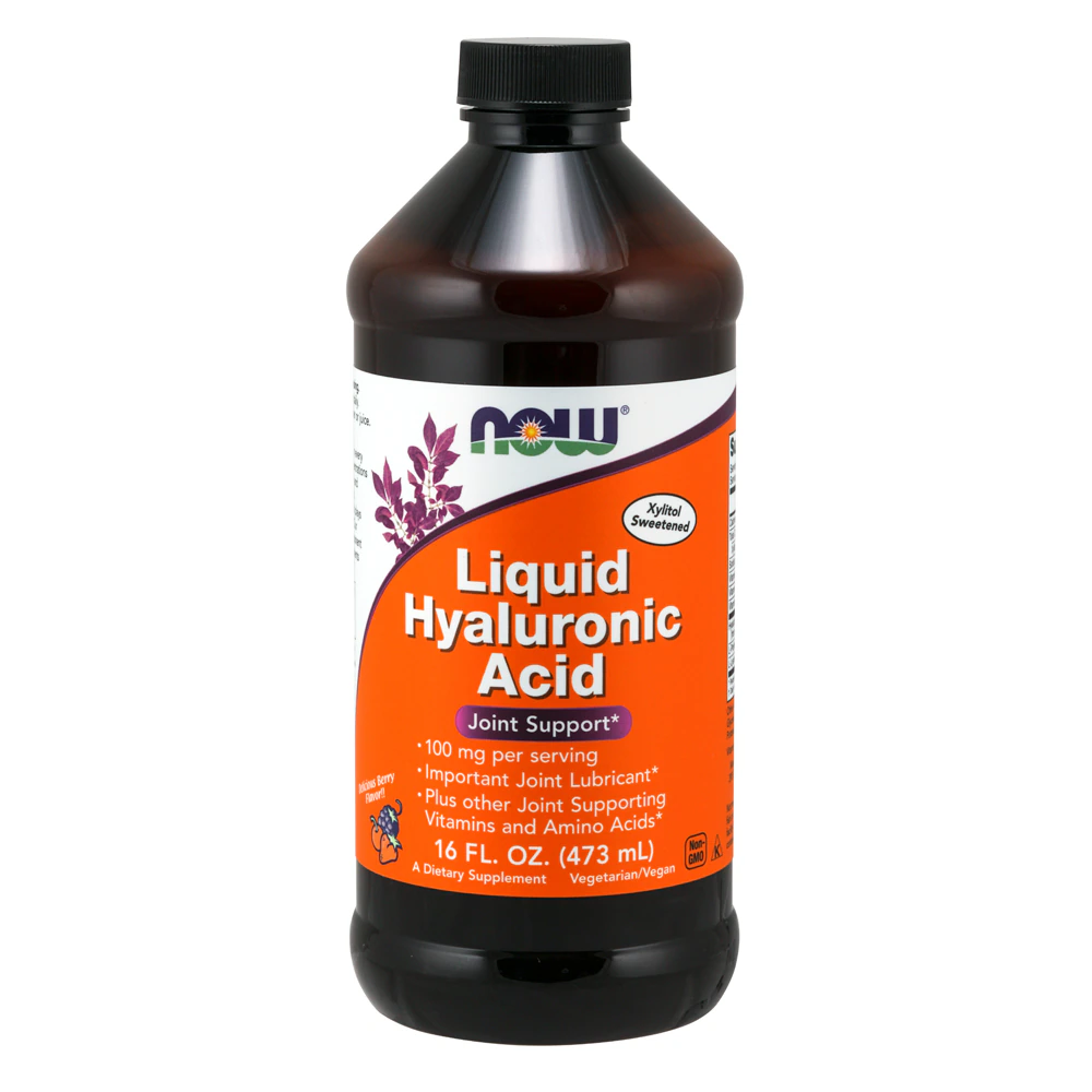 NOW Liquid Hyaluronic Acid Berry -- 100 mg - 16 fl oz