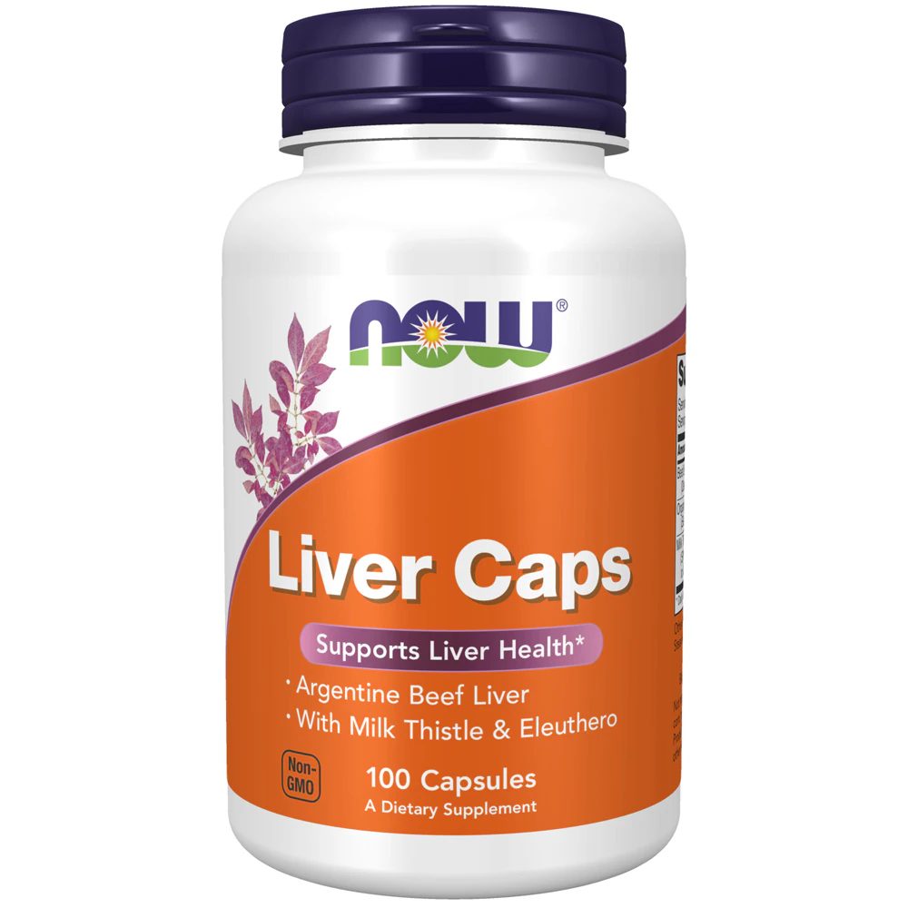 NOW Liver Caps -- 100 Capsules