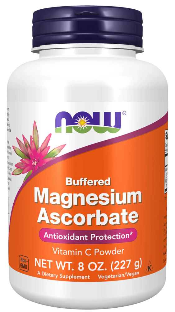 NOW Magnesium Ascorbate Powder -- 8 oz