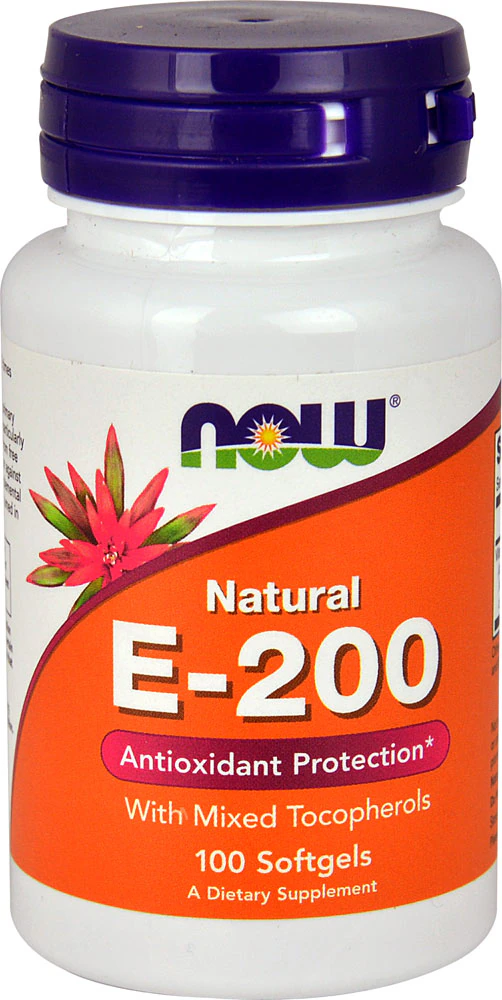 NOW Natural E-200 -- 100 Softgels