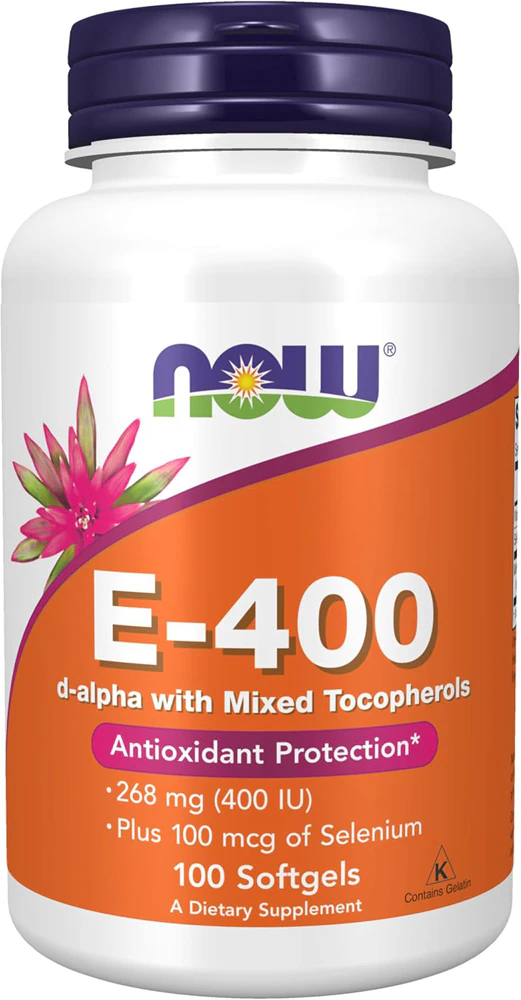 NOW Natural E-400 -- 100 Softgels
