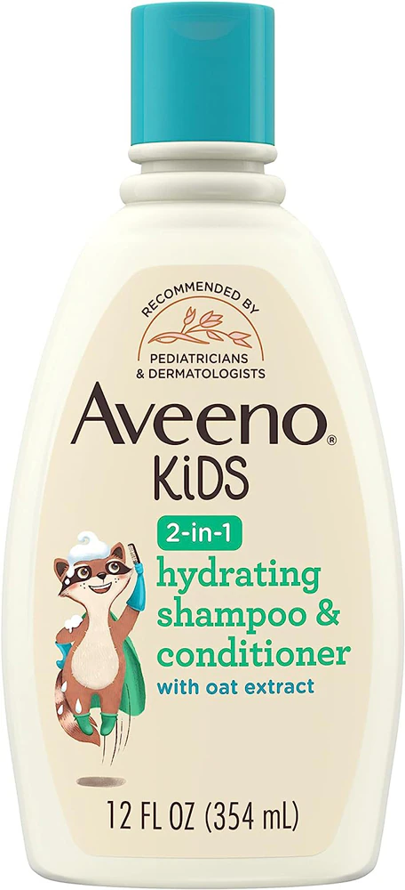 Aveeno Kids 2-in-1 Hydrating Shampoo & Conditioner Lightly Scented -- 12 fl oz