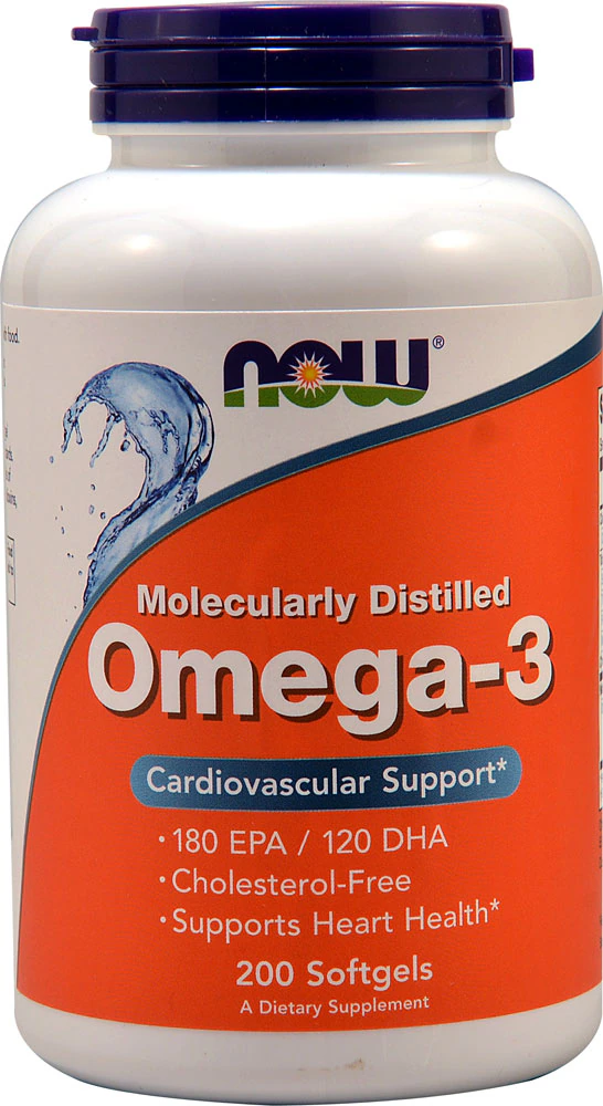 NOW Omega-3 -- 200 Softgels