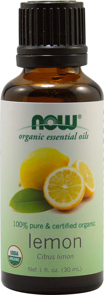 NOW Organic Essential Oils Lemon -- 1 fl oz
